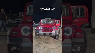 Which One ?? New Thar 5 Door Variants All 5 #mahindra #tharroxx #mahindrathar #tharlover 🚀💵♥️♥️🚛