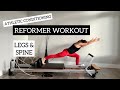 Pilates Reformer Workout | LEGS & SPINE | Athletic Conditioning