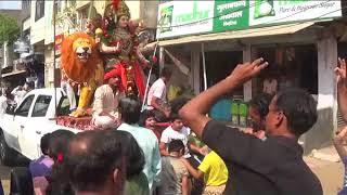 pipariya nav durga dasehra mahotsav 2017 nav durga utsav siment rod  2