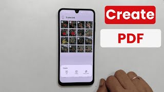 How to Create a PDF from Multiple Photos on Samsung Galaxy A16 5G