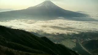 富士山と雲海