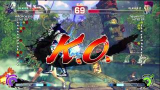 HIROPON [Seth] vs Teppeki123 [Viper] SSF4 Japanese Online Ranked Matches - TRUE-HD