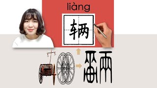 153-300_#HSK3#_辆/輛/liang/(measure word) How to Pronounce/Say/Write Chinese Vocabulary/Character