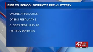 Bibb County School District's Pre-K Lottery will be open online from February 3rd-28th