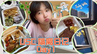 USC 隔离日记 第一天 Day 1 记录一下在宿舍的美国🇺🇸国庆节 July 4th Dodgers  Game