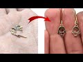 How to make gold earrings at home like a pro!