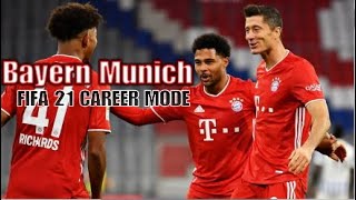 FIFA 21 Bayern Munich Career Mode Episode 1.  LETS GET STARTED!!!