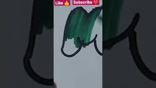 DRAWING A BUBBLE LETTER M✍️ | Lettering | DOODLE ART | HOW TO DRAW A BUBBLE LETTER M FOR BEGINNERS