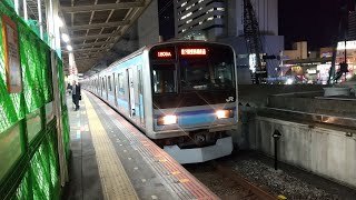 【E231系最後のお化けインバーター】E231系800番台ミツK6編成 09K 各駅停車津田沼行き 船橋駅発着シーン