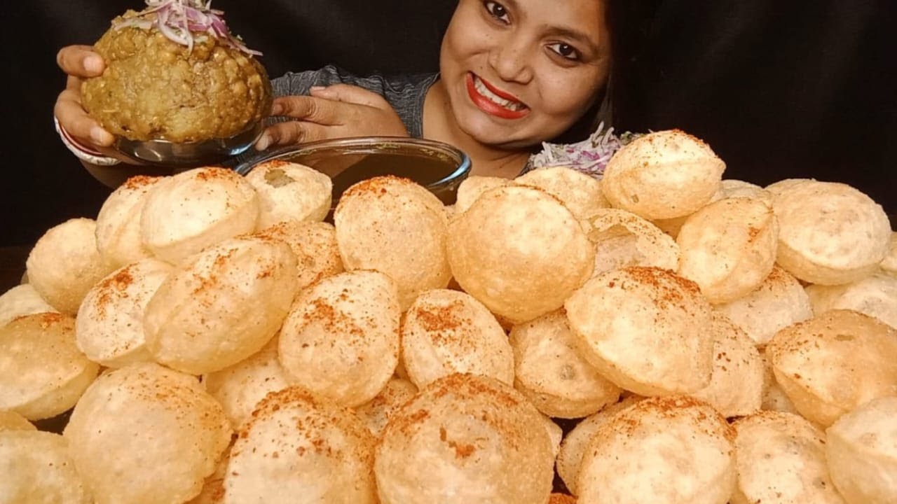 Unlimited Spicy Panipuri Golgappa Eating Golgappa Eating Video