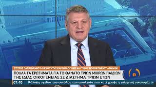 Πάτρα: Πολλά τα ερωτήματα για το θάνατο των τριών μικρών παιδιών | 11/02/2022 | ΕΡΤ