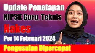 Progress NIP3K Tahap 1 Per 14 Februari 2025