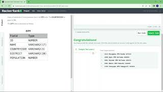 Hackerrank SQL solutions (Japanese Cities' Attributes, Japanese Cities' Names) - Level Easy (Tamil)