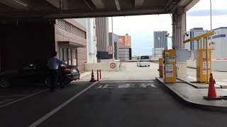 【名古屋市 中村区】名鉄百貨店本店（名鉄スカイパーキング）立体駐車場 ８階（車載動画／入庫～出庫）