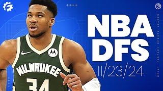 NBA DFS Picks & Strategy for #DraftKings & #FanDuel (11/23/24)