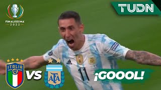 ¡GOLAZO DEL FIDEO! ¡Una barbaridad de definición! | Italia 0-2 Argentina | Finalissima 2022 | TUDN