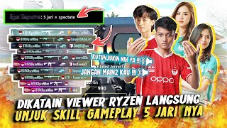 RYZEN UNJUK SKILL GAMEPLAY 5 JARI NYA !!! REFLEK DAN MOVEMENT NYA MAKIN GILA !!! | Ryzen Gaming