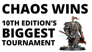 Chaos Space Marines win 10th Edition's Biggest Tournament - Army List that Won the LGT