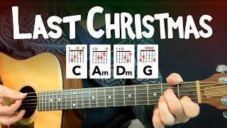 🎸 Last Christmas • Guitar lesson w/ easy chords & tabs