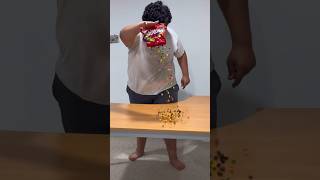 SPILLED SKITTLES PRANK 🤣 - #Shorts