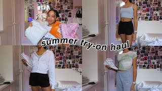 summer try-on haul (brandy melville, urban outfitters ...)