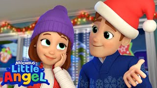 We Love Christmas  | Little Angel | Kids Cartoon Show | Toddler Songs | Healthy Habits for kids