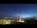 acuity s 400 foot flagpole installation timelapse