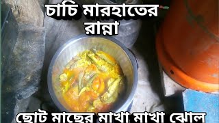 চাচি মার হাতের রান্না মাছের মাখা মাখা ঝোল।।।Fish  recipe