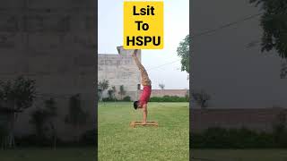 lsit to handstand | lsit to hspu | lsit to handstand pushups | Lsit | calisthenics workout | #gym
