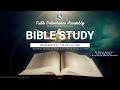 FDA May 29, 2024 Bible Study |Lesson From The Life Of Vashtic | Part 3
