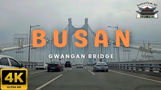 [4K] Crossing Busan Gwangan Bridge 🚗🌉