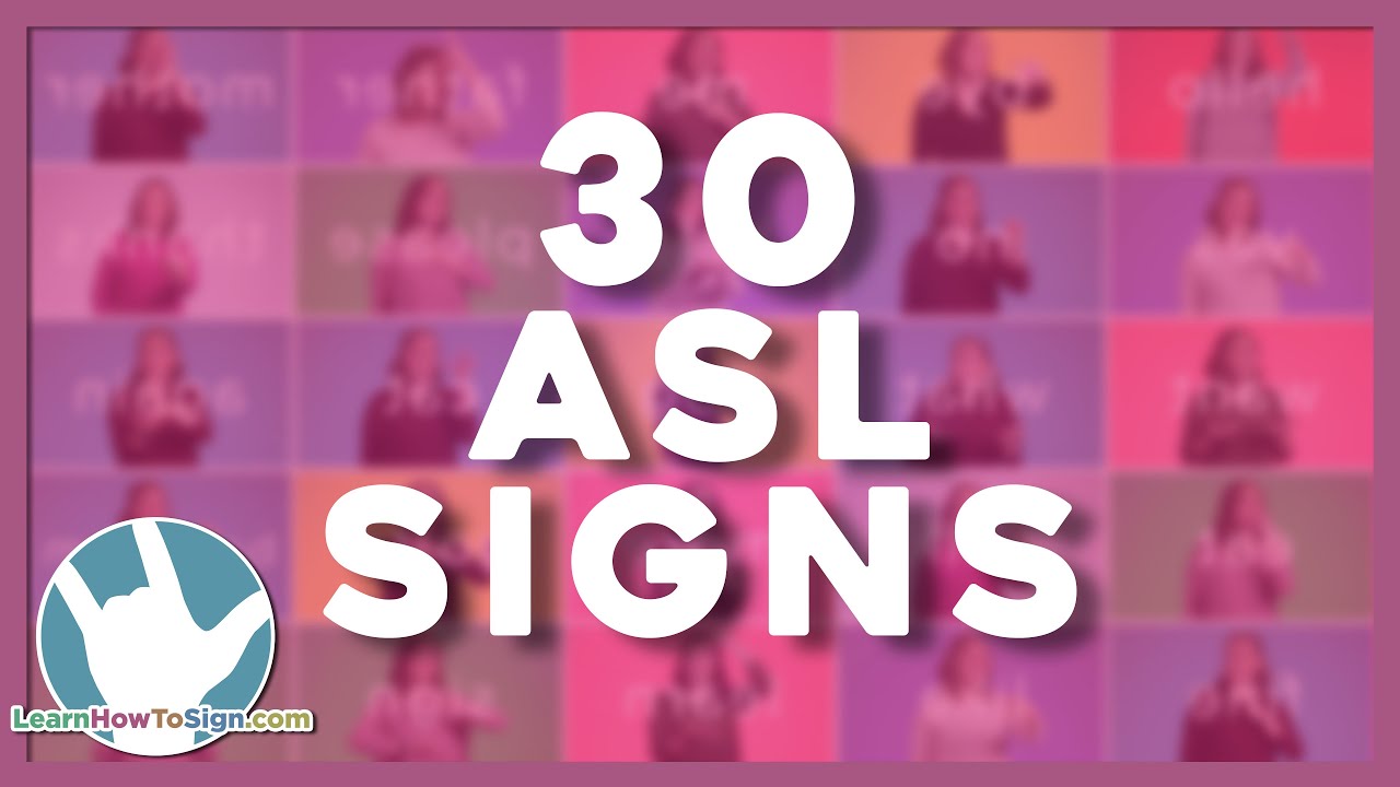 Basic Asl Symbols
