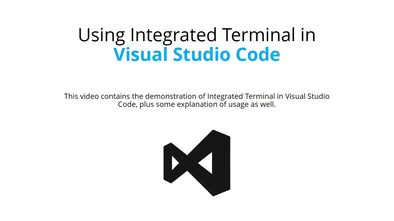 What Is Integrated Terminal In Visual Studio Code Printable Forms