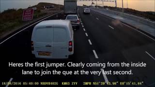 Que Jumpers = Lane Blockers