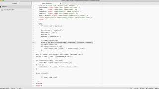 PHP - Insert Form Data Into MYSQL Database Using PHP
