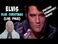 FIRST TIME WATCH REACTION: Elvis Presley - BLUE CHRISTMAS (Live 1968)