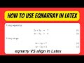 How to use eqnarray in LaTeX: Multiline Equations