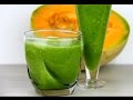 Cantaloupe Cucumber Kale Smoothie Day 4 | CaribbeanPot.com