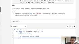 Leetcode - H-Index II (Python)