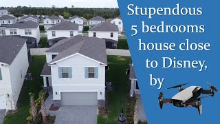 Stupendous 5 bedrooms close to Disney, by DRONE!