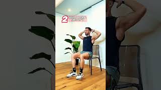 ADDOMINALI AL TOP SENZA ALZARSI DALLA SEDIA #addominali #absworkout #videofitness #videoworkout