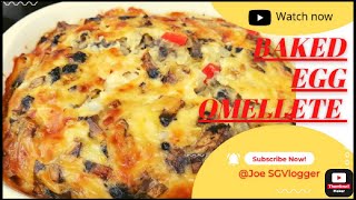 Baked egg omelette Joe sgvloger