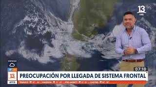 Sistema frontal: hasta 120 mm podrían caer en Santiago