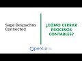 Cómo cerrar periodos contables en Sage Despachos Connected