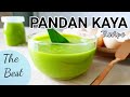 滑溜溜的 班兰咖椰 ♥️ (Coconut jam ) Best Pandan Kaya Recipe  #littleduckkitchen