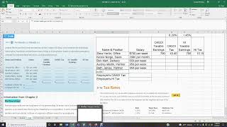 Payroll 2022- Problem 3-6A