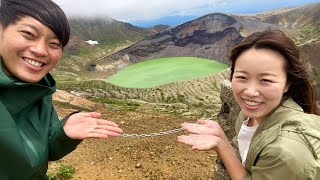 【軽バン車中泊#27】御釜見て蔵王温泉入ってきた。にしても風強過ぎん？【日本一周/山形県】