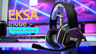 Eksa E1000 Unboxing \u0026 Review | 7.1 Surround Sound Gaming Headset 2020