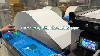 Effortless Paper Roll Change on VegaPress 440 | Maximize Your Printing Productivity 🚀