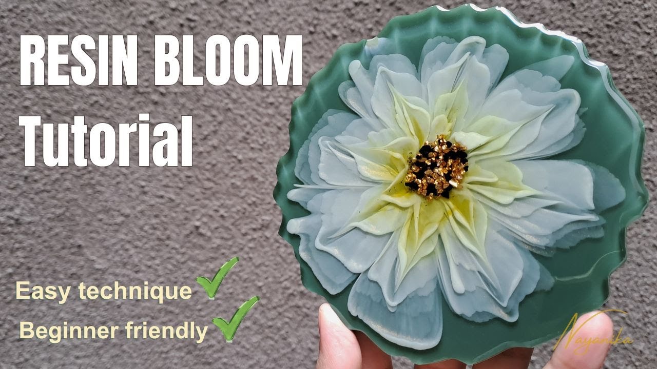 3d Resin Bloom Tutorial Simple And Easy Technique Beginner Friendly